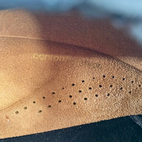 Clarks Magnolia Faye Pull On Comfort Shoes Womens Sz 9.5M Black Leather Career - Picture 6 of 10